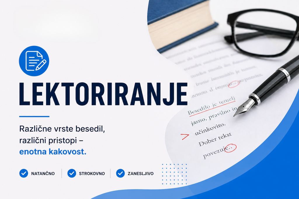 Lektoriranje 1 Lektoriranje